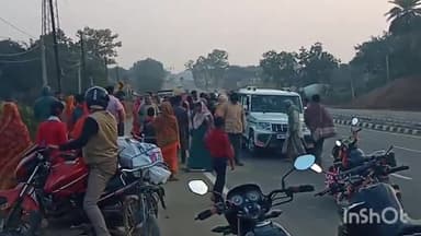 पोड़ैयाहाट: जसीडीह से बसंतराय जा रही बोलेरो ने हरियारी में स्कूटी को मारी टक्कर, NH-133 पर हुआ हंगामा