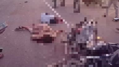 కాటారం: ద్విచక్ర వాహనాన్ని ఢీకొన్న బులోరా వాహనం, ఒకరు మృతి, మరొకరి పరిస్థితి విషమం