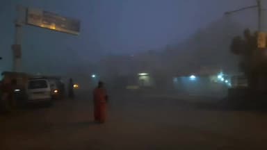 भिंड: भिंड जिले में कोहरा छाया, वाहनों की रफ्तार हुई धीमी