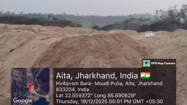 गोबिंदपुर राजनगर: राजनगर में अवैध बालू कारोबार पर बड़ी कार्रवाई, 3 ट्रैक्टर जब्त और 15 हजार घनफुट बालू सीज