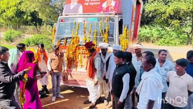 पीपलखूंट: राज्य सरकार के 2 वर्ष पूर्ण: प्रतापगढ़ विधानसभा क्षेत्र में विकास रथ का पाड़लिया कचोटिया गांव में भव्य स्वागत