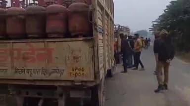 करनैलगंज: कटरा बाजार में गैस ट्रांसपोर्टिंग ड्राइवर की संदिग्ध मौत