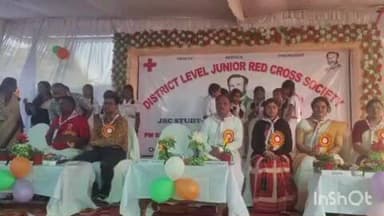 ଧମା: ପି.ଏମ. ଶ୍ରୀ. ମଥୁରା ପ୍ରସାଦ ସରକାରୀ ଉଚ୍ଚ ବିଦ୍ୟାଳୟରେ ଉଦଘାଟିତ ହେଲା ତ୍ରୀଦିବସୀୟ ଜିଲ୍ଲା ସ୍ତରୀୟ ଜୁନିୟର ରେଡ଼କ୍ରସ ଶିବିର