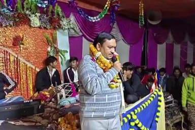 सहावर: बधारी कला गांव में बौद्ध कथा के दौरान पहुंचे अमापुर विधायक हरिओम वर्मा, हुआ जोरदार स्वागत