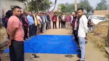 बिरनी: 28 पंचायतों में जीबी बैठक कर विनोद मिश्रा की शहादत बरसी मनाई गई