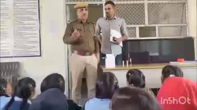 पीपलू: कस्तूरबा गांधी आवासीय बालिका विद्यालय की छात्राओं ने नाथड़ी स्थित पीपलू थाना का किया भ्रमण