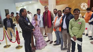 हर्रई: नगर पालिका परिषद के अध्यक्ष, पार्षद व सभापति ने मंत्री पहलाद पटेल से मुलाकात कर विकास कार्यों पर चर्चा की