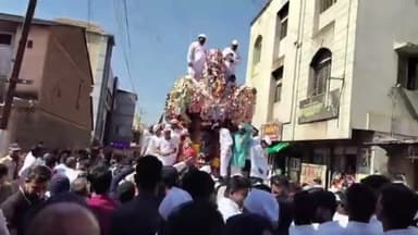 खटाव: पुसेगाव येथील सेवागिरी महाराजांच्या रथावर भाविकांनी केले 87 लाख 40 हजार अर्पण
