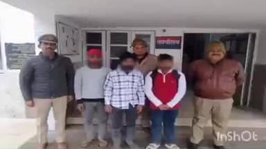 सिकंदराराऊ: सिकन्द्राराऊ पुलिस ने मानसिक रूप से कमजोर व्यक्ति को उसकी माँ से बिछड़ने के बाद परिजनों के सुपुर्द किया