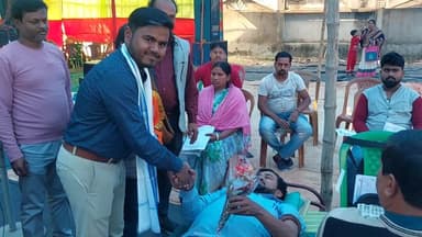 ময়না: দক্ষিণবঙ্গ যাত্রা শিল্প সমন্বয় সমিতির উদ্যোগে যাত্রাউৎসবে আনন্দপুরে স্বেচ্ছায় রক্তদান শিবিরের আয়োজন উপস্থিত BDO