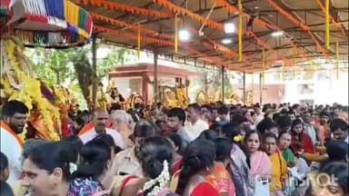 ಶಿವಮೊಗ್ಗ: ನಗರದ ಕೋಟೆ ಶ್ರೀ ಸೀತಾ ರಾಮಾಂಜನೇಯ ದೇವಾಲಯದಲ್ಲಿ ಶಕ್ತಿ ದೇವತೆಗಳ ಸಮಾಗಮ