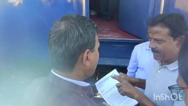 मल्हारगढ़: पिपलिया स्टेशन व माहेश्वरी धर्मशाला के बीच जलभराव से परेशानी, समाजजनों ने महाप्रबंधक को नाला बनाने के लिए सौंपा आवेदन