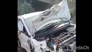 ଜୁଜୁମୁରା: ଭୀମଖୋଜ ନିକଟରେ ପୋଲ ତଳକୁ ଖସି କାର ଦୁର୍ଘଟଣା , ଦୁଇ ଜଣ ଗୁରୁତର