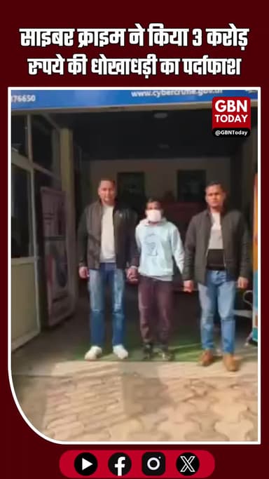 नोएडा साइबर क्राइम टीम ने 3 करोड़ रुपये की फर्जी शेयर मार्केट धोखाधड़ी का खुलासा #NoidaPolice #CyberCrime #FraudAlert