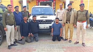 अकलतरा: NH-49 ओवरब्रिज में ट्रक का रास्ता रोककर 85 हजार की लूट करने वाले स्कार्पियों सवार 3 बदमाश गिरफ्तार, लूट की ₹10 हजार जब्त