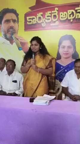 కార్యకర్తల సమస్యలను పరిష్కరించేందుకు కృషి: తాటిపాకలో రాజోలు టీడీపీ ఇంచార్జి అమూల్య