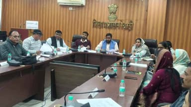 रेवाड़ी: रेवाड़ी में विकास कार्यों को लेकर जिला परिषद की बैठक आयोजित