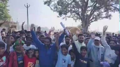 दगौरा: कर्बला मैदान में फुटबॉल स्टेडियम निर्माण की सूचना से ग्रामीणों में आक्रोश