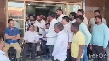 नांदगाव: कन्ट्रक्शन ऑफिस येते जमीन मालक व रेल्वे अधिकाऱ्यांमध्ये मनमाड इंदोर रेल्वे जमीन अधिग्रहण संदर्भात महत्त्वपूर्ण बैठक