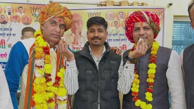 जीरापुर: जीरापुर में भाजपा कार्यकर्ताओं ने नव नियुक्त जिला महामंत्री और कार्यालय मंत्री का भव्य स्वागत किया