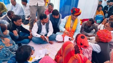 नैनवां: गोठड़ा गांव में विकास रथ पहुंचा, योजनाओं की दी गई जानकारी