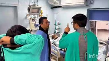 खरौंधी: खरौंधी के सामाजिक कार्यकर्ता देवकुमार यादव की तबीयत बिगड़ी, पूर्व मंत्री ने की मुलाकात