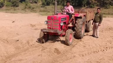 लांजी: खनिज विभाग की छापामार कार्रवाई, अवैध रेत खनन करते एक ट्रैक्टर जब्त, चालक पर मामला दर्ज