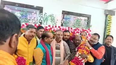 हैदरगढ़: त्रिवेदीगंज क्षेत्र में नवनियुक्त भाजपा जिलाध्यक्ष का कार्यकर्ताओं ने जोरदार स्वागत किया, जिलाध्यक्ष ने दिया मूलमंत्र