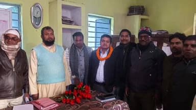बनमनखी: नव पदस्थापित प्रखंड शिक्षा पदाधिकारी समीर कुमार सुमन का शिक्षक संघ ने भव्य स्वागत किया
