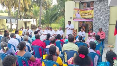 நாட்றாம்பள்ளி: கொத்தூர் பகுதியில் திமுக சார்பில் நிர்வாகிகள் ஆலோசனை கூட்டம் மாவட்ட சேர்மன் பங்கேற்பு