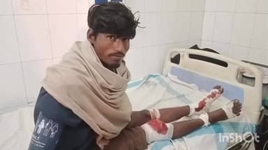 एकंगरसराय: तेल्हाड़ा बाजार में ऑटो पलटने से एक युवक जख्मी