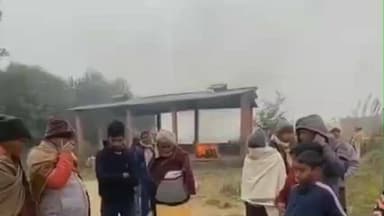 रसड़ा: नगरा में 100 साल की महिला को अनोखी विदाई, श्मशान घाट पर बजे झाल-मंजीरा