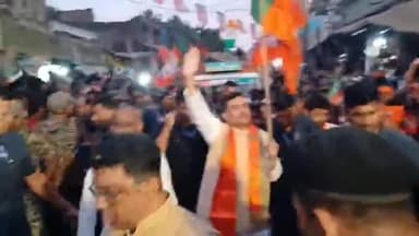 হিঙ্গলগঞ্জ: বাইলানি এলাকায় পদযাত্রা করলেন রাজ্যের বিরোধী দলনেতা শুভেন্দু অধিকারী