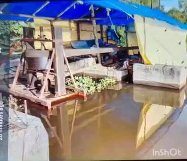 കാർത്തികപ്പള്ളി: ചെറു തന 400 പാടശേഖരത്തിൽ മട വീണു