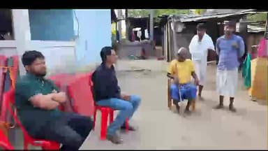 কমলপুর: কমলপুরের প্রয়াত ঝুলন তংলার বাড়িতে বিধায়ক মনোজ কান্তি দেব