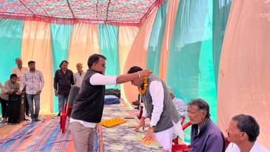 जहाज़पुर: बदलता राजस्थान–बढ़ता राजस्थान रथ यात्रा पंडेर पहुंची, विधायक मीणा ने सरकार के दो वर्षों की उपलब्धियां गिनाईं