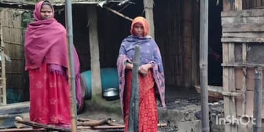 प्रतापगंज: भीमपुर थाना क्षेत्र में आग लगने से दो घर जले, पशुधन को भारी नुकसान