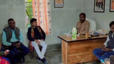 লংকা: কাকীত বিজেপি কাকী মণ্ডলৰ সভাপতিৰ উপস্হিতিত অনুষ্ঠিত বিজেপিৰ সাংগঠনিক বৈঠক