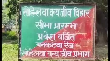 तुलसीपुर: सोहेलवा वन्य जीव प्रभाग के ग्राम भंगही में तेंदुए के आतंक से ग्रामीण भयभीत, लगातार दूसरे दिन बकरी को बनाया निवाला