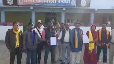 सहसपुर लोहारा: कवर्धा के आदिवासी मंगल भवन में गोडवाना भवन को कालिख से पोतने पर सामाजिक लोगों ने थाना में की शिकायत