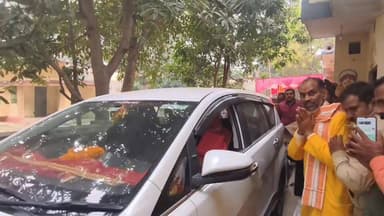 #जनपद #गाजीपुर के #जखनियां स्थित #हथियाराम के #पीठाधीश्वर भवानी नंद यति ने कहा राम कण-कण, मन-मन में है,जो राम का नहीं वह...