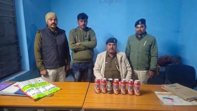 नबीनगर: थाना के पास से कार में अंग्रेजी शराब बरामद, एक आरोपी को किया गया गिरफ्तार