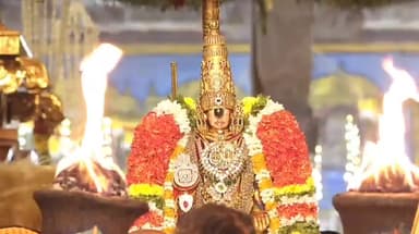 ஸ்ரீரங்கம்: ரங்கநாதர் ஆலயத்தில் பகல் பத்தை முன்னிட்டு உற்சவர் சிறப்பு அலங்காரத்தில் காட்சியளித்தார்