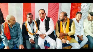 खनियाधाना: पंचायत रेवई के मादौन कलाँ और मादौन खुर्द के पूर्व व वर्तमान सरपंच सहित 200 से अधिक लोगों ने कांग्रेस का हाथ थामा