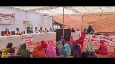 आसपुर विधानसभा गोल ग्राम पंचायत में सुशासन रथ यात्रा व शिविर आयोजन हुआ। रेखा पंड्या।