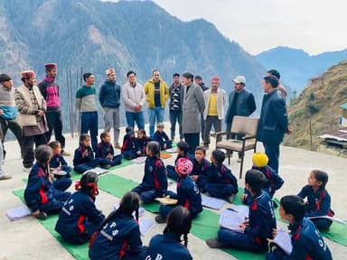 सैंज घाटी की ग्राम पंचायत रैला-2 के खड़गंचा गांव में स्थानीय लोगों से की विधायक सुरेंद्र शौरी ने मुलाकात
राजकीय प्राथ...