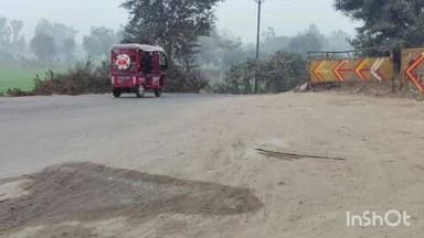 डिबाई: कोहरे में छुपा खतरा: एनएच-509 डिबाई का अधूरा पुल फिर बना चिंता का कारण