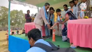 কুলপি: কুলপি বিবেক ময়দানে প্রাথমিক স্কুলের ক্রীড়া অনুষ্ঠান উপস্থিত বিধায়ক বিডিও