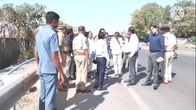 ఆర్మూర్: రోడ్డు ప్రమాదాల నివారణకు యుద్ధప్రాతిపదికన చర్యలు.. నగర శివారులో బ్లాక్ స్పాట్లను పరిశీలించిన కలెక్టర్ వినయ్ కృష్ణారెడ్డి