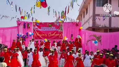 घाघरा: एजी चर्च बड़काडीह में क्रिसमस गैदरिंग धूमधाम से मनाई गई